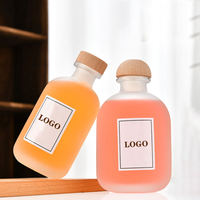 Meilleure vente Premium vide cylindre liqueur vin 500ml verre dépoli vodka bouteille 100ml 250ml 375ml vin verre bouteille en gros