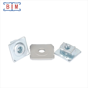 Pelat Perata Kotak 1/2'' Berlapis Galvanis Elektro untuk Fitting Saluran Strut - Product Image 3