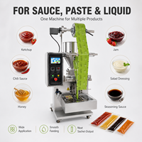 Machine d'emballage automatique haute vitesse pour sauces et assaisonnements, machine d'emballage haute vitesse pour sachets, machine d'emballage pour sauce tomate