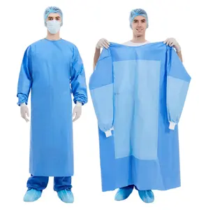 Reinforced Gown Disposable Surgical Sterile Gown Doctors Surgical Gowns Medical Suppliers Hot Selling SMMS SM Sterile Disposable