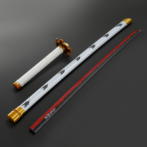 Sabre laser Kyojuro <span class=keywords><strong>Rengoku</strong></span>, épée lumineuse, Katana Nichirin, Kimetsu Yaiba, Sabre des Flammes Hashira, jouet lumineux en alliage d'aluminium, vente en gros - Product Image 6