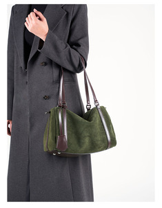 Bolso de Hombro Tipo Cubo de Cuero Genuino de Vaca Premium, Diseño Vintage Personalizado, de Alta Gama y Versátil para Mujer, Tendencia 2026 - Product Image 2