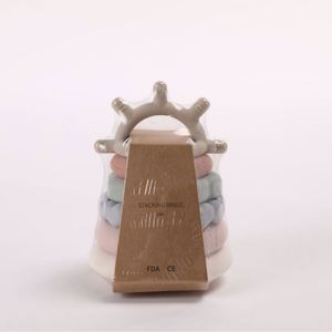 Juego de Mordedores de Silicona de Grado Alimenticio, Libres de BPA, para Bebés y Niños Pequeños, con Logotipo Personalizado, Anillo de Juguete Suave para Bebés, Venta al Por Mayor - Product Image 5
