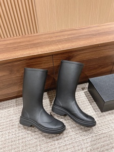 Bottes longues pour femmes de style décontracté, de haute qualité, de marque de luxe, avec semelles épaisses, polyvalentes, antidérapantes et chaudes. - Product Image 2