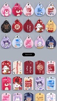 Guangbao Mini Square Lucky Cat Water Drops NFC Access Control Card Protective Cover Rental House Electric Car Braided Rope Key