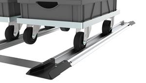 รางลำเลียงอะลูมิเนียมแบบ FIFO สำหรับรถเข็นล้อเลื่อน - Product Image 5