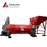 Machine de criblage linéaire électrique mobile SANLIAN, moteur 380V, tambour vibrant, séparateur de pierres, criblage de gravier minier