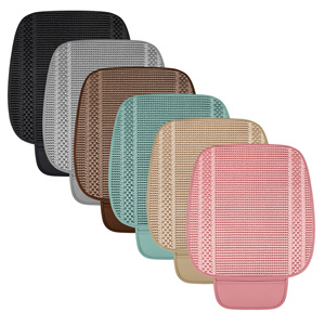 Funda de Asiento de Coche Transpirable de Seda de Hielo, Antideslizante y Resistente al Desgaste, Color Sólido, Universal, Compatible con la Mayoría de los Coches - Product Image 2