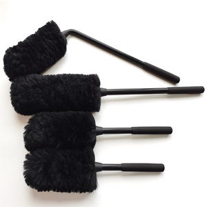 Tuyệt vời <span class=keywords><strong>XML</strong></span> xe lốp làm sạch bàn chải bánh xe trung tâm làm sạch bàn chải linh hoạt dài xử lý cao cấp len xe rim bàn chải sợi mềm - Product Image 1