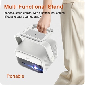 Proyector Exterior Ajustable 4K-Láser Android 11 5G Cine en Casa TV Películas 1080P 3D Tiro Corto Alta Luminosidad Recargable - Product Image 4