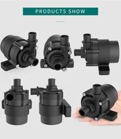Bomba de agua de CC de onda sinusoidal sin escobillas ZKSJ DC45D 24V 850L/H 12M de altura de elevación para estanques solares y refrigeración de servidores ODM OEM