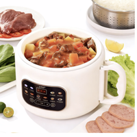 Cuisinière à riz 3L à faible teneur en sucre avec cuve en céramique, pour 4-5 personnes, avec fonction de réservation
