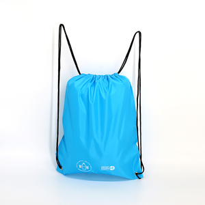FeiFei Promotional Draw String Gym Backpack Custom Polyester Drawstring Bag