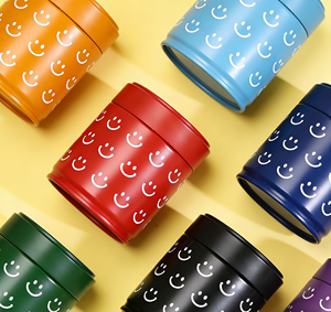 カスタム30g・<span class=keywords><strong>40g</strong></span>抹茶缶、印刷・エンボス加工スパイラルカバー付き、コーヒー・緑茶・スパイス・プロテインパウダー用バルク金属包装 - Product Image 1