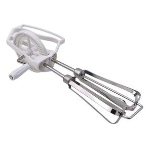 Outils à oeufs <span class=keywords><strong>Double</strong></span> Tête Rotative Manuelle En Acier Inoxydable Batteur À Oeufs Oeuf <span class=keywords><strong>Fouet</strong></span> - Product Image 4