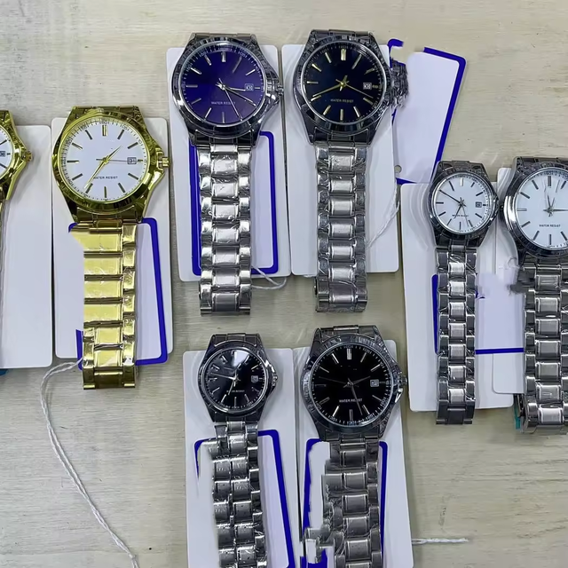 A130 B145  Square Case Steel Band Luxury Quartz Movement Stainless Steel Calendar Digital Watch F91w Watch