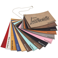 Feuilles de similicuir lasérisable synthétique PU PVC à la mode pour l'utilisation de sac de canapé avec utilisation artisanale de couverture de livre décorative adhésive