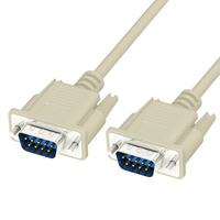 Cable serie Db9 de 9 pines, Cable de conexión Rs232 Cable de datos del monitor de la computadora, máquina de grabado de Puerto Com Conexión directa cruzada
