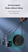 Nouvelles arrivées Chargeur invisible de bureau pour meubles 15W Chargeur sans fil magnétique à charge rapide intégré au chargeur de téléphone de table