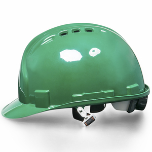 绿色塑料内衬劳保安全帽工地安全帽