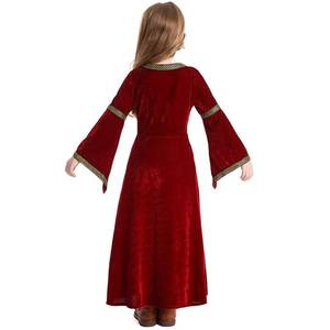 Vestido Largo de Estilo Renacentista Medieval para Niñas, con Mangas de Trompeta, para Representaciones Escénicas, Cosplay Musical, Carnaval - Product Image 5