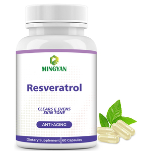 Trans-Resveratrol 1000mg, Extracto de Polygonum Cuspidatum 98% Puro para Apoyo Antioxidante, Salud de la Piel y Antienvejecimiento - Product Image 1