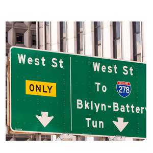 Алюминиевый Отражающий дорожный знак, предупреждающий о скорости транспортного средства - Product Image 1