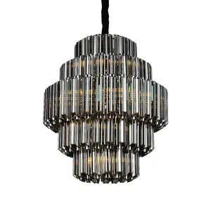 Victtoria design lustre lampe en cristal de Luxe Belle lumière