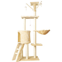 Meilleures ventes : Arbre à gratter de luxe écologique pour chats, avec fonction d'escalade, en papier durable, thème Nouvel An, pour chats d'intérieur