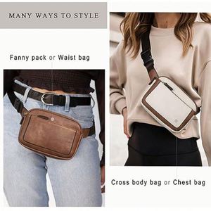Bolso de Pecho Mini de Lujo, Bonito y Versátil, Bolso Bandolera de Viaje, Riñonera de Moda para Mujer, Bolso de Cintura de Cuero PU - Product Image 5