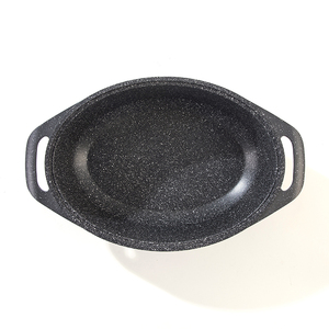 Juego de utensilios de cocina para hornear tostador de aluminio fundido antiadherente para pescado a la parrilla ovalado de diseño de seguridad personalizado MGC - Product Image 3