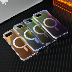 Coque arrière de luxe rose étincelant IMD magnétique PC TPE TPU hybride pour téléphone portable pour <span class=keywords><strong>iPhone</strong></span> 16 16e 15 <span class=keywords><strong>14</strong></span> 13 <span class=keywords><strong>Pro</strong></span> Max - Product Image 5