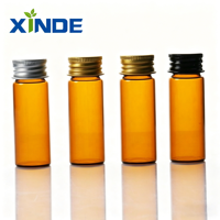Botol Kaca Bening Grosir dengan Penutup Karet 1ml 2ml 5ml Botol Kaca Mini Cetak Sablon untuk Obat dan Infus