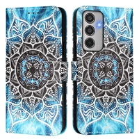 Pour Samsung A06/A16 mignon Panda Flip PU étui pochette sac, portefeuille support étui couverture pour Galaxy A35/A05/A55/A15/A34/A54