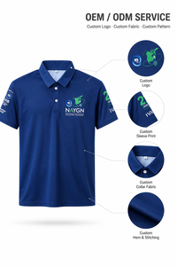 Magliette Polo Sportive in Poliestere Traspirante con Stampa Logo Personalizzata all'Ingrosso <span class=keywords><strong>per</strong></span> Uomo - Product Image 5