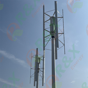 ระบบพลังงานทดแทน 220V 10kw 20kw กังหันลมแบบตั้งชนิด H สำหรับระบบเชื่อมต่อกับกริด 5000W 10KW กังหันลมแบบตั้ง - Product Image 6