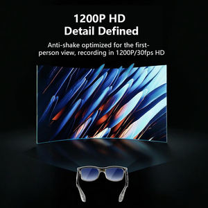 デジタルアイウェア ChatGPT LEDライト搭載 ウェアラブルビデオ録画 1080P 翻訳機能付きスマートグラス AI 4Kカメラ搭載 試験用 - Product Image 4