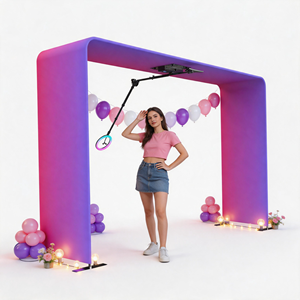 Cabina de Fotos Portátil con Rotación de <span class=keywords><strong>360</strong></span> Grados, Máquina de Fotos Giratoria <span class=keywords><strong>360</strong></span> para Negocios de <span class=keywords><strong>Alquiler</strong></span>, <span class=keywords><strong>Precio</strong></span> de Fábrica - Product Image 3