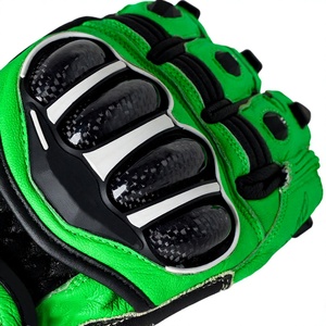 <b>Mens</b> Genuine <b>Leather</b> Motorcycle Racing <b>Gloves</b> Durable Full Finger Motorbike <b>Gloves</b> Strong Grip Anti Slip Breathable - Product Image 6