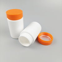Bouteille de capsule de comprimé HDPE ronde blanche de 150ml avec bouchon et scellant à induction