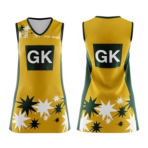 Özel Netball gömlek kuru süblimasyon kadın forması Netball elbise Jersey gömlek - Product Image 6