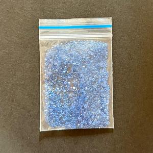 Piedras sueltas de corte brillante redondo Zirconia cúbica de Color azul Neno de 1,10mm de calidad 3A creada en laboratorio al por mayor - Product Image 1