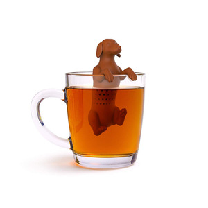 Infuseur à thé en forme de Pug mignon et amusant, réutilisable, de qualité alimentaire, filtre à thé en vrac original - Product Image 1