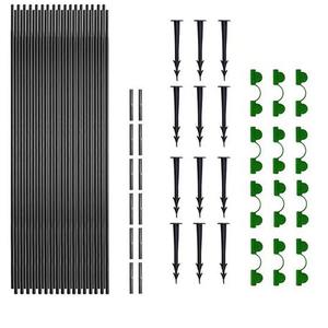 Ensemble de filet arqué anti-insectes en gros pour plantes, fleurs, protection des oiseaux et des animaux, tiges en fibre recouvertes de plastique pour utilisation en jardin - Product Image 1