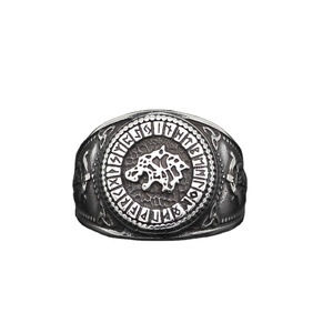 男士 316L 不锈钢北欧维京奥丁狼符文手表，带礼品袋 - Product Image 3