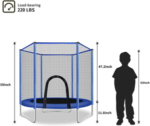 Trẻ em ngoài trời của thép Trampoline cho công viên sử dụng cho bé trai người yêu để nhảy - Product Image 5