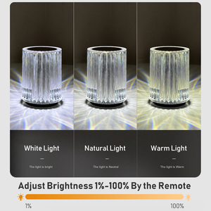 Venta al por mayor Smart Control 16 Color Atmósfera Lampes Lampe De Chevet Mesa LED Táctil En <span class=keywords><strong>Cristal</strong></span> <span class=keywords><strong>Rose</strong></span> - Product Image 5