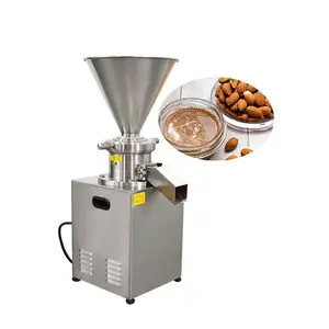 Máquina multifuncional de moagem de espessura e rotor, máquina de moagem coloidal horizontal de manteiga de amendoim, moagem de pasta de geléia