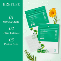 BREYLEE Nouveautés Arbre à Thé Naturel 0.3mm Acné Spot Pimple Patch pour la Nuit