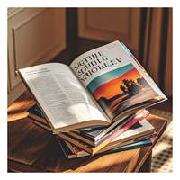 Usine d'impression de brochures et de magazines en Chine, brochure scolaire